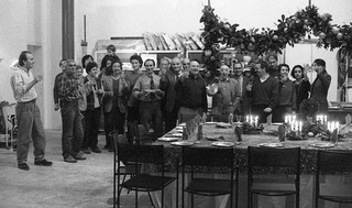 Arnaldo Pomodoro, 079-035-15
Pranzo nello studio di Arnaldo Pomodore