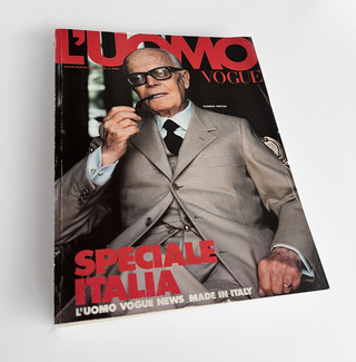 Il Presidente, Copertina L'uomo Vogue, N. 121
Edizioni Condé Nast
Luglio/agosto 1982