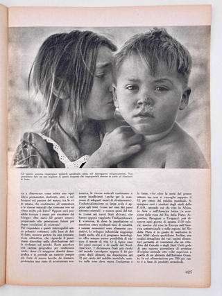 Gitani, Pagina della rivista "Sapere" n. 644 (agosto 1963) con uno scatto di Carlo Orsi dei gitani della Spagna pubblicati nell'articolo "La fame nel mondo" di Arturo Colombo