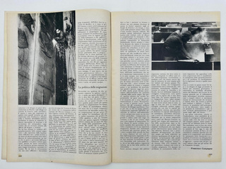 Industria, Pagine della rivista "Sapere" n. 655 (luglio 1964) che contiene alcuni scatti di Carlo Orsi all'Ansaldo di Genova pubblicati nell'articolo "Il mercato europeo del lavoro" di Francesco Compagna